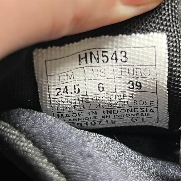 Asics Gel Lyte Shoes Mens Size 6 Black Multicolor Running Low Top Gradient HN543 - Picture 8 of 9